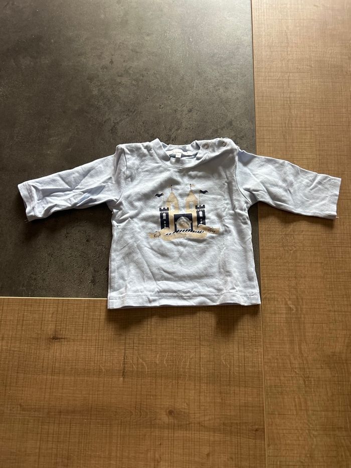 T-shirt manches longues bébé taille 3 mois - photo numéro 3