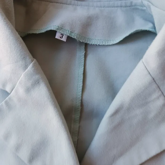 Veste blazer taille 3 bleu ciel - photo numéro 4