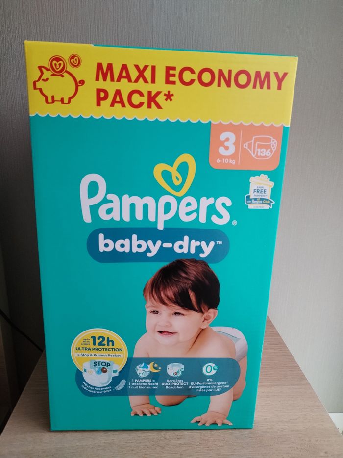 Couche pampers Baby Dry