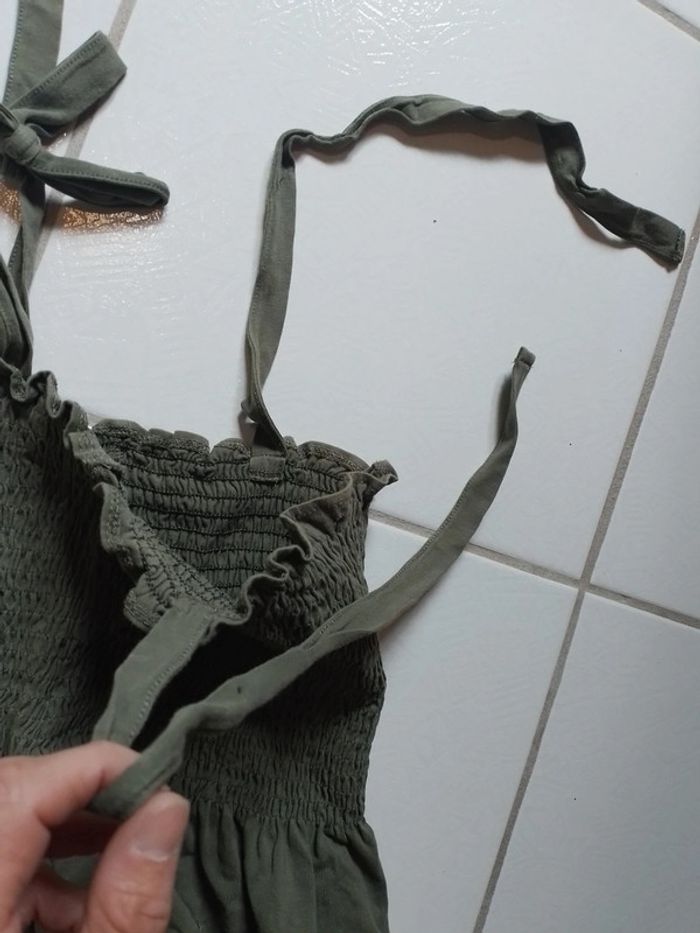 Bustier femme à bretelles femme vert kaki H&M - photo numéro 10