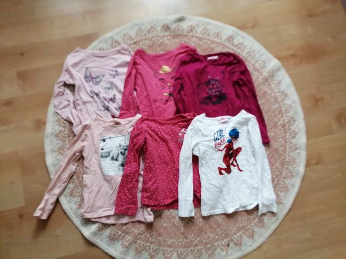 Lot de 6 tee-shirt manche longue