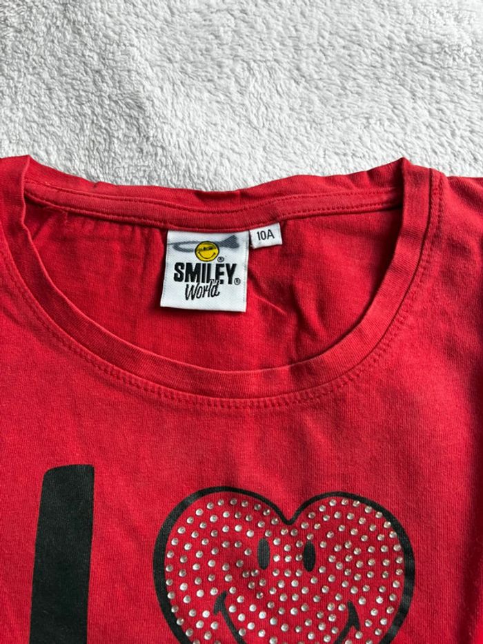 T/shirt rouge 10 ans - photo numéro 3