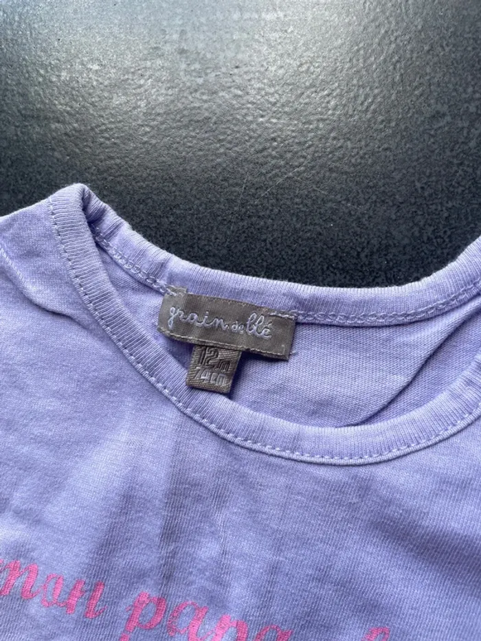 Lot 2 t shirts 12 mois - photo numéro 5
