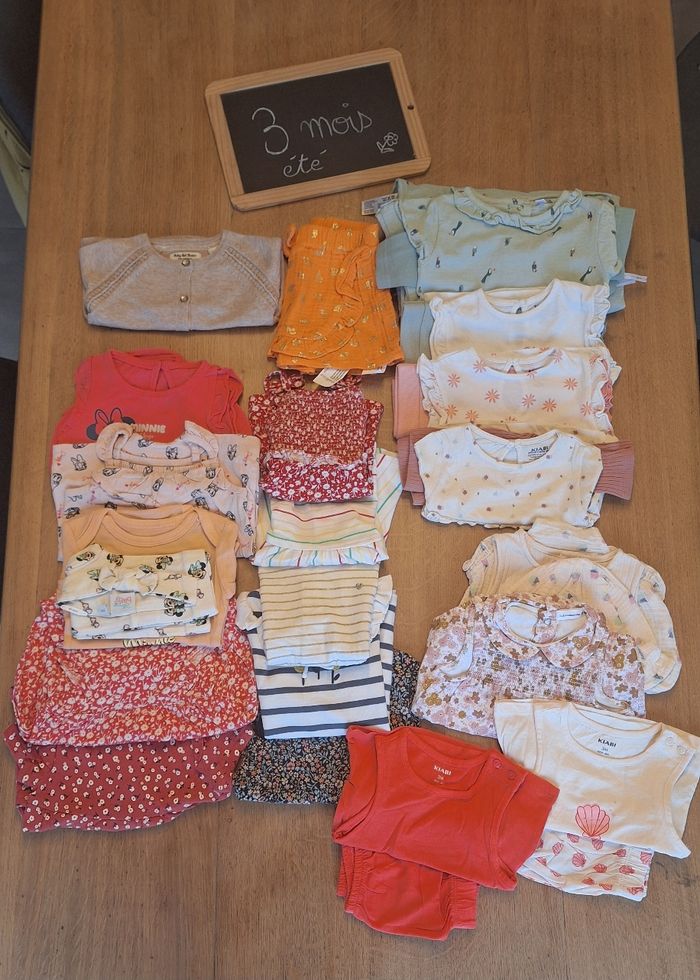 Lot vêtements été fille 3mois 🌺