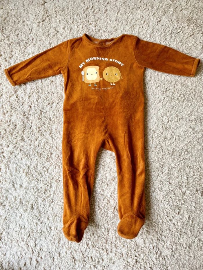 Pyjama velours 18 mois Kiabi