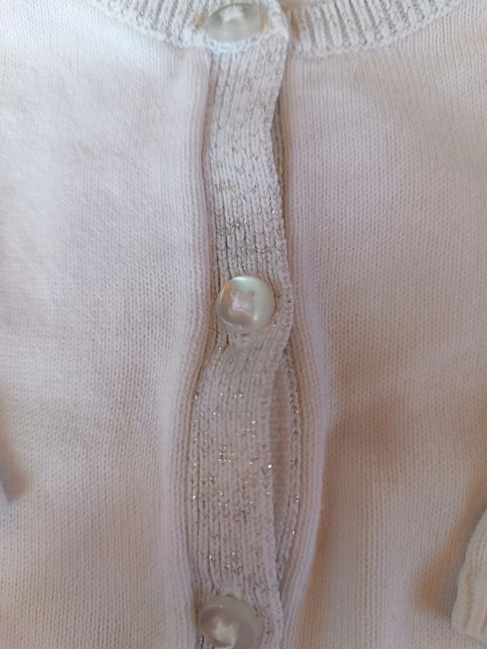 🔸Gilet Blanc - Kiabi 1 Mois🔸 - photo numéro 3