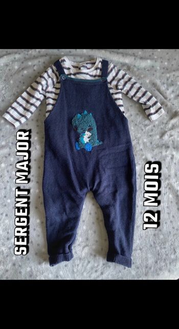 Ensemble salopette Sergent Major 12 mois
