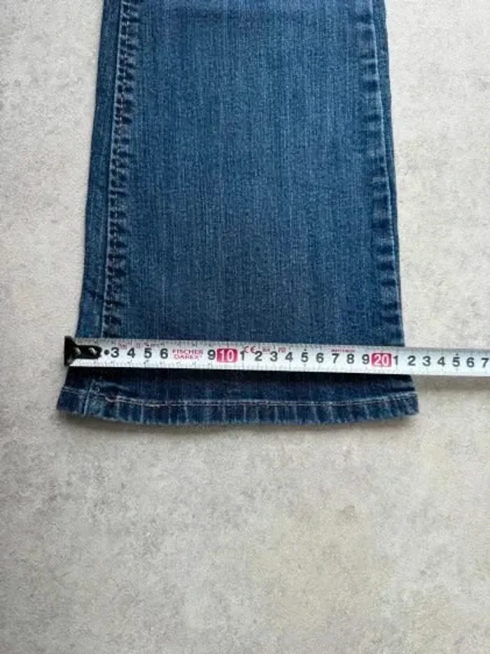 Jeans Levi's 518 Bootcut W27 FR36 L32 coupe patte d'eph évasé bleu Femme Women pan572b - photo numéro 5