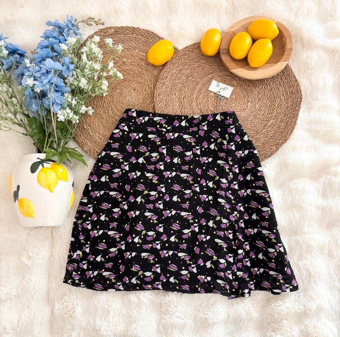 Jupe noire à motifs Molly Bracken taille L