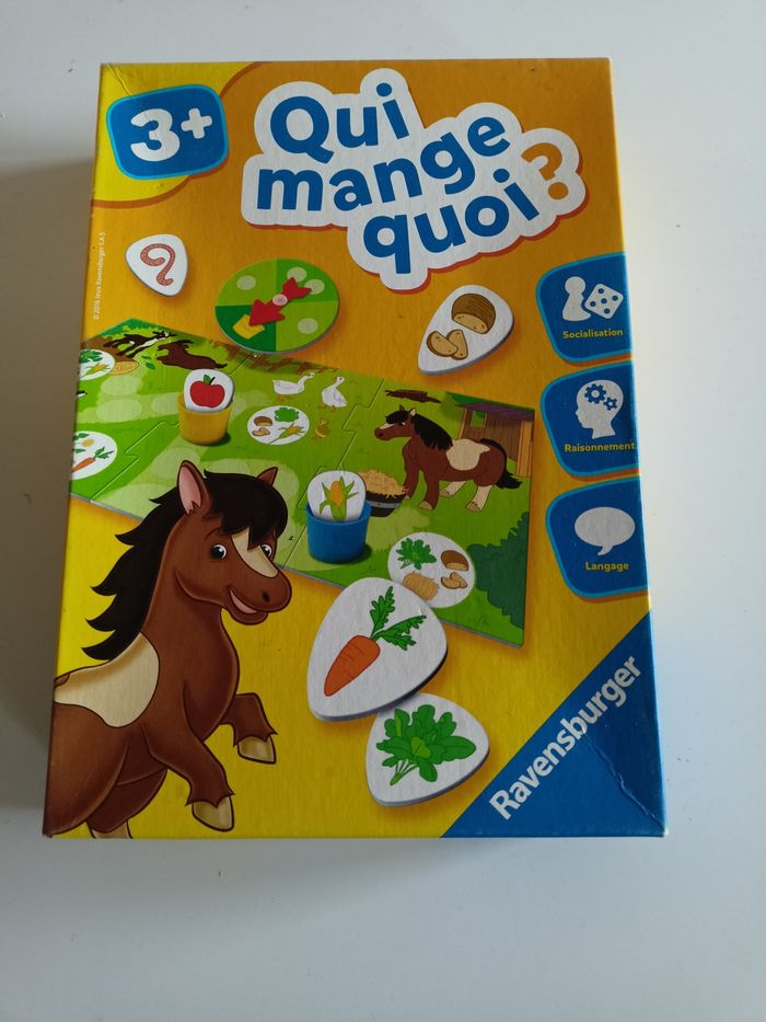 Qui mange quoi? Ravensburger complet sans notice