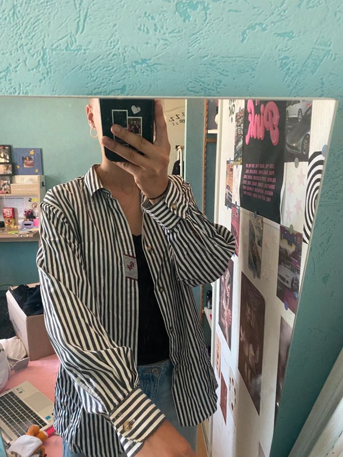 chemise rayé boutonné - photo numéro 2