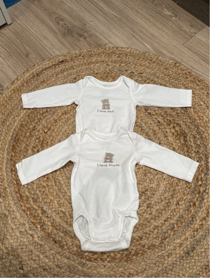 Lot de 2 bodies H&M