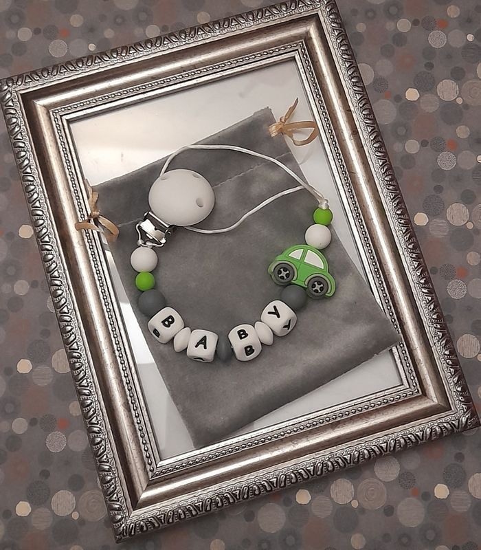 Attache tétine personnalisé