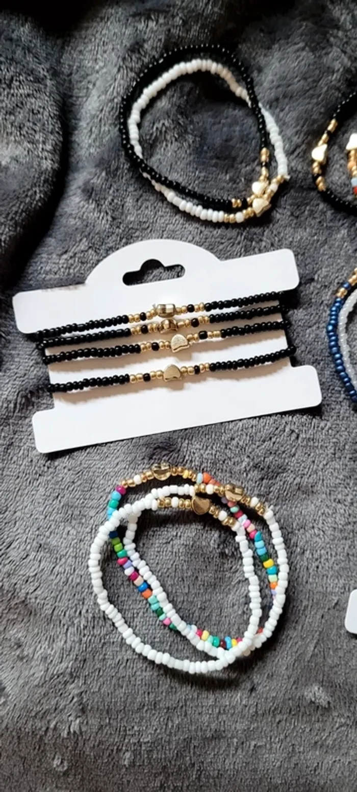 Lot bracelets perles - photo numéro 2