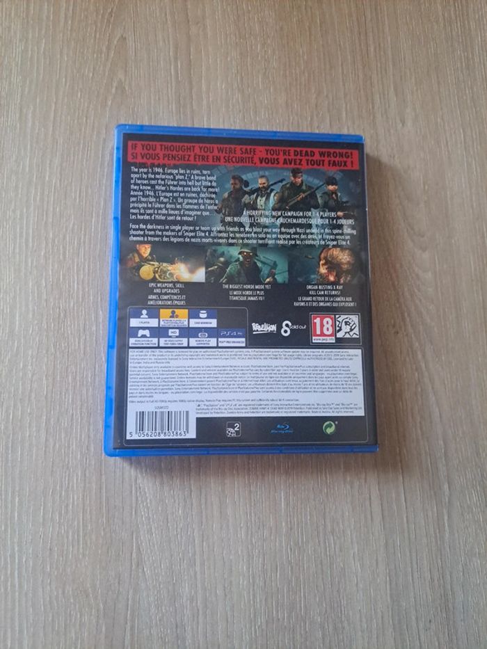 Jeu ps4 zombie army d'eau war 4 - photo numéro 2