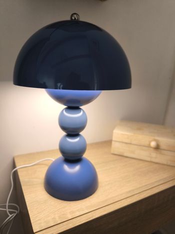 Lampe bleu