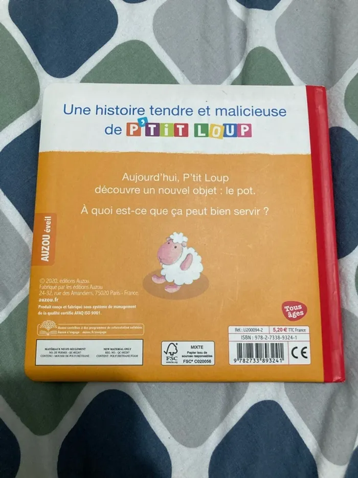 Livre p’tit loup va sur le pot - photo numéro 2