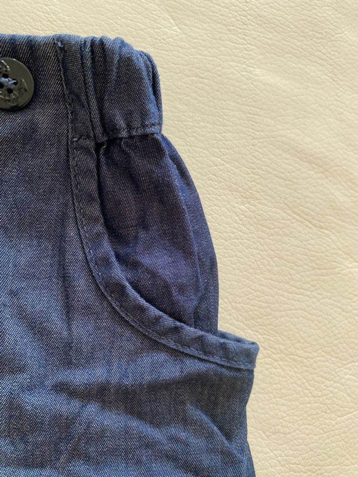 Pantalon léger jeans marin 36 mois Jacadi - photo numéro 4