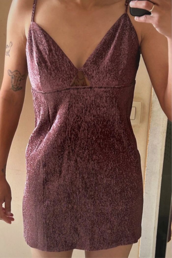 Robe courte, strass ✨🪩