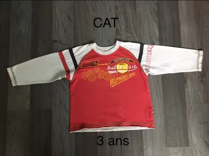 T-shirt manches longues CAT 3 ans
