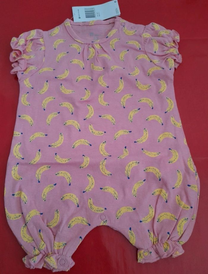 Lot de 2 Barboteuses 3/6 Mois neuves avec étiquette - photo numéro 3