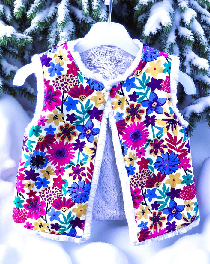 DPAM - ENSEMBLE 2P FILLE - ROBE & BOLÉRO RÉVERSIBLE MOTIF FLEURS & VOLANT 3A - photo numéro 9