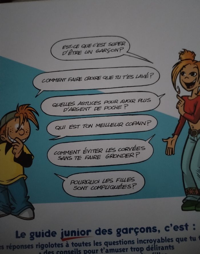 BD rigolote "Le guide junior des garçons" neuve - photo numéro 7