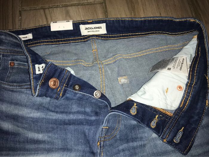 Jeans jack & jones bleu 30/34 neuf - photo numéro 3