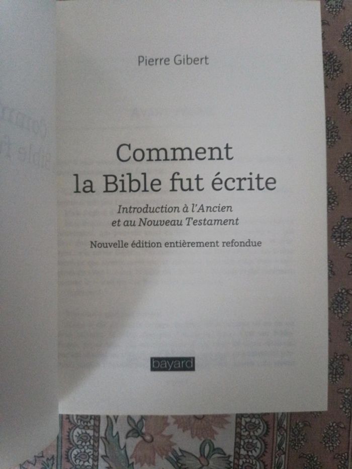 Comment la Bible fut écrite. - photo numéro 2
