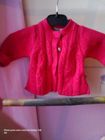 Gilet fille 3 mois tape à l'œil