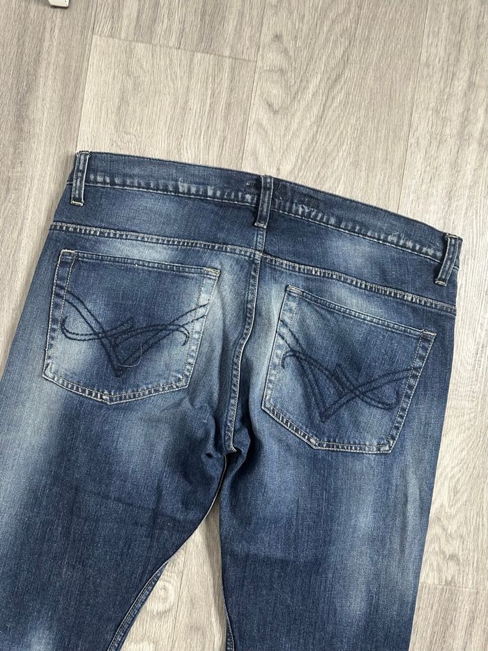Jean denim slim bleu délavé T46 L/XL - photo numéro 8