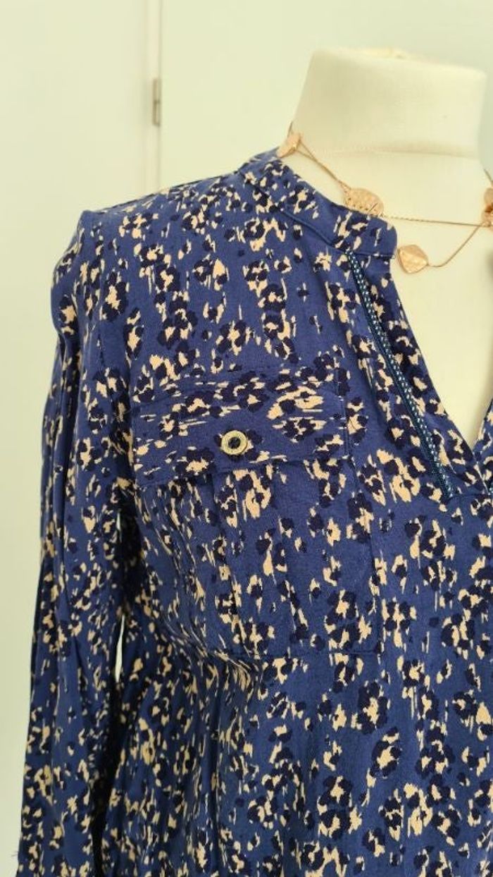Blouse imprimée manches longues