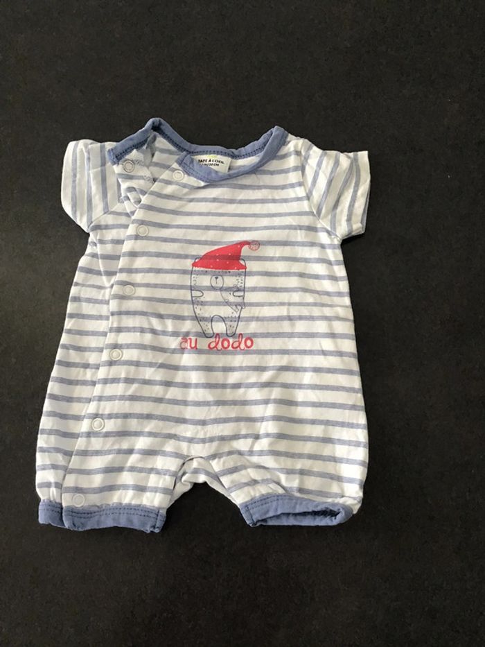 Lot barboteuse été taille naissance - photo numéro 3