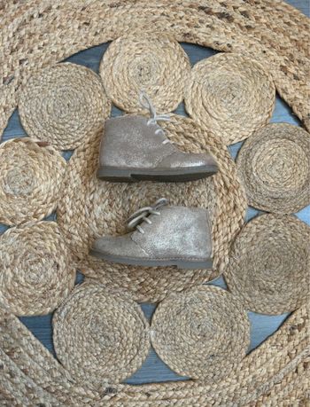 Chaussures dorées Vertbaudet
