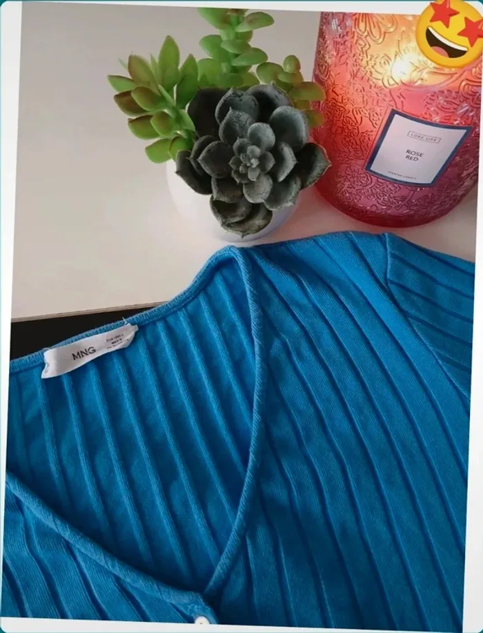 Joli haut Chemisier d'été Taille L🌿💝 - photo numéro 6