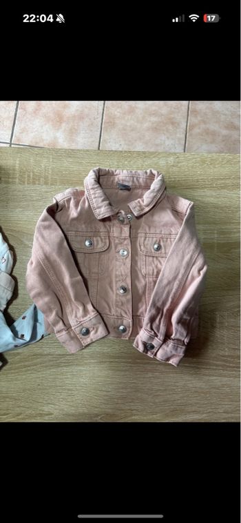 Veste en jeans fille 