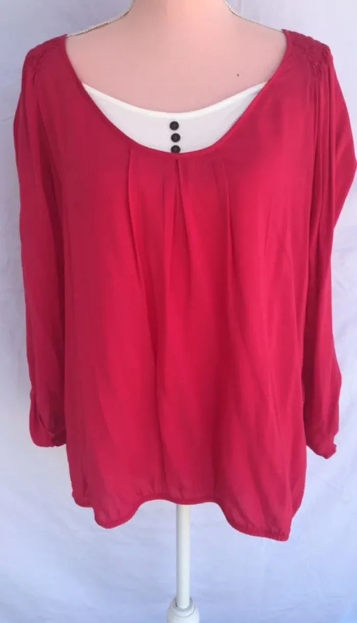 Blouse rose - photo numéro 6