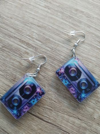 Boucles d'oreilles année 80