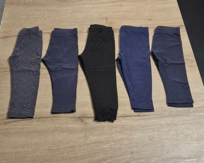 Lot leggings 18 mois