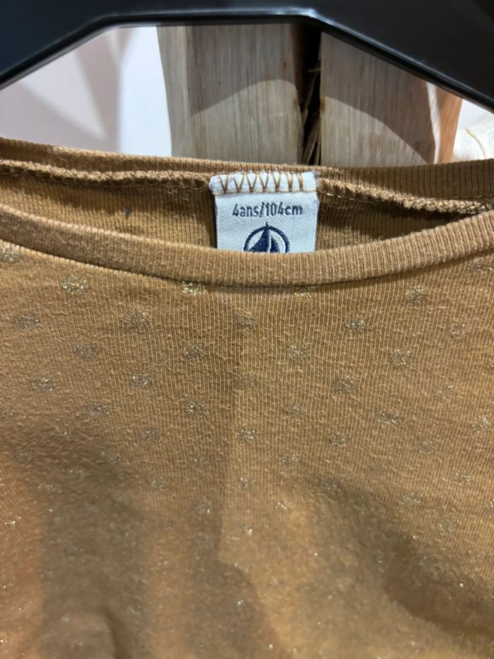 T-shirt manches longues petit bateau 4 ans - photo numéro 2