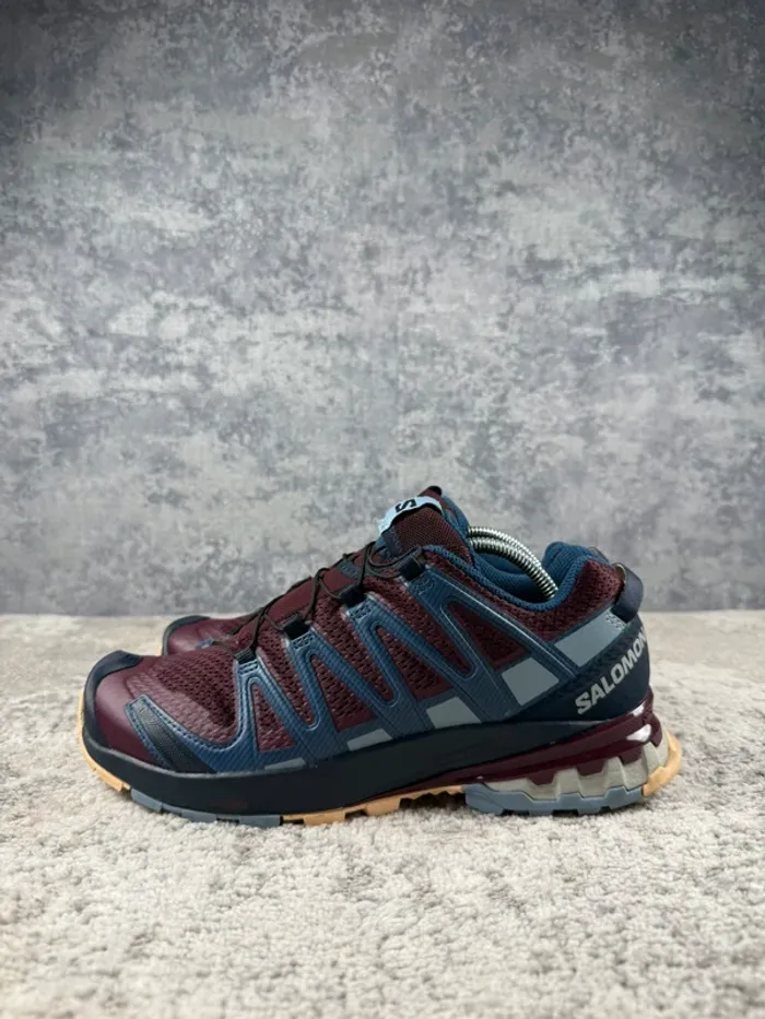 Salomon XA Pro 3D V8 - Bordeaux & Blue - photo numéro 5