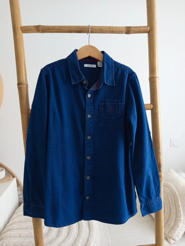 Chemise en jean bleue Okaïdi 10 ans