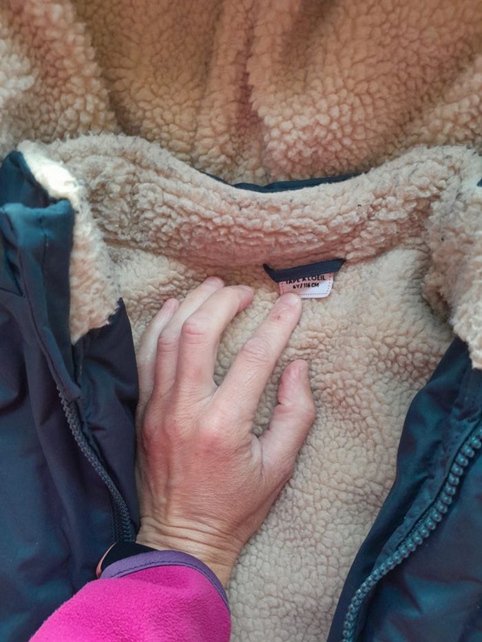 Doudoune impermeable molletonné garçon 6 ans - photo numéro 3