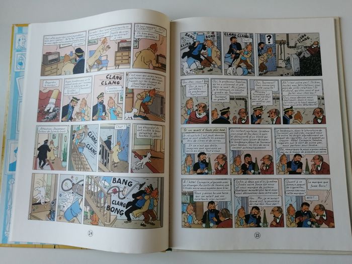 BD l'affaire tournesol - les aventures de tintin - photo numéro 4