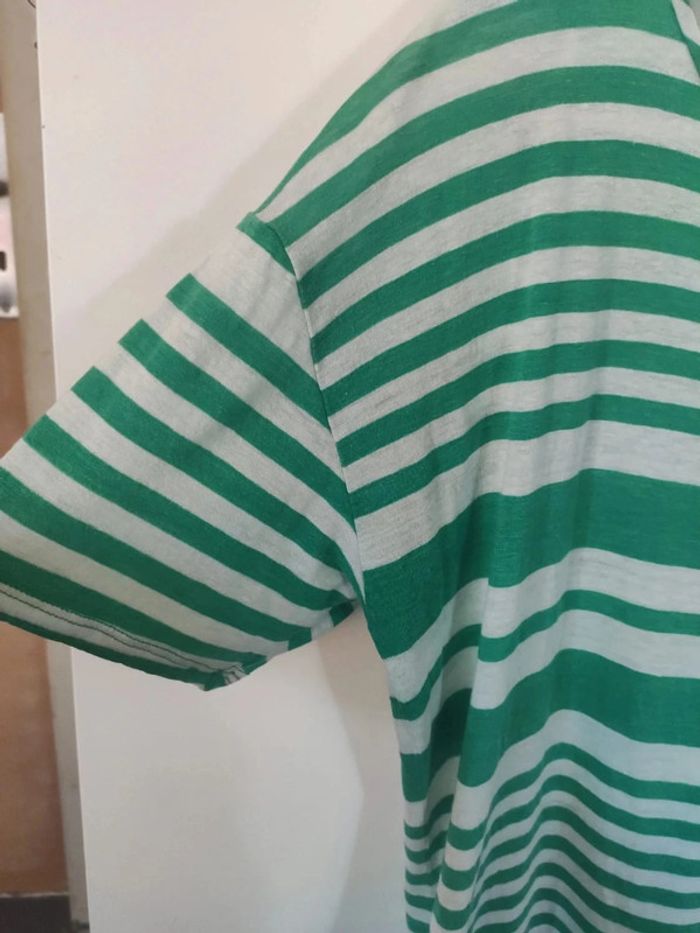 Petit bateau Tee shirt 30 % lin M - photo numéro 5