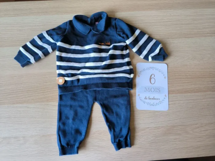 Ensemble marin 6 mois
