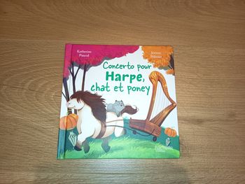 Livre album enfant Mac Do, Concerto pour harpe, chat et poney, Éditions Hachette Jeunesse 