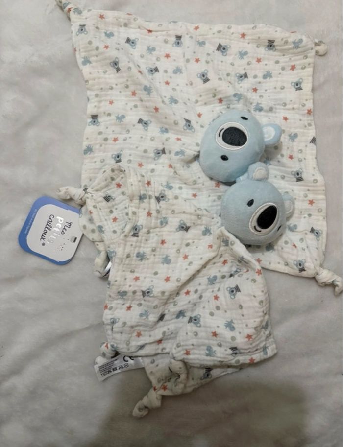 Lots de deux peluche mouchoir - photo numéro 3