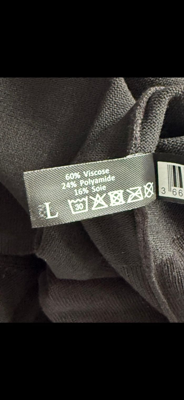 Pull noir Soie Manoukian Taille 40 - photo numéro 6