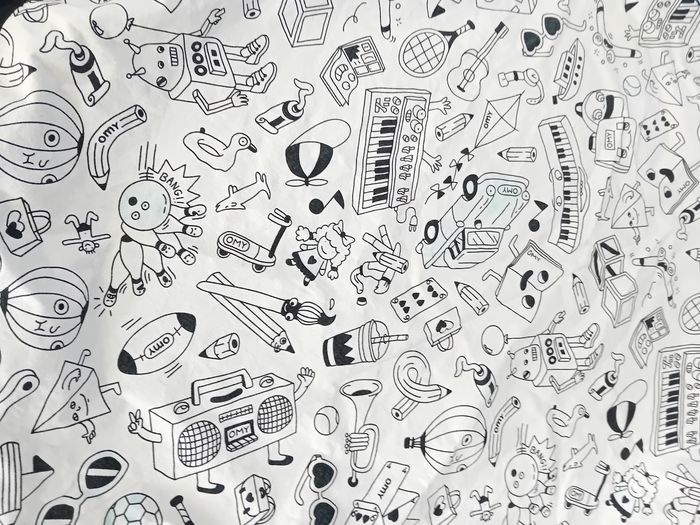 Tapis de coloriage lavable - photo numéro 2